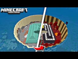 I Transformed Ocean Monument In Minecraft Pe Survival 😍