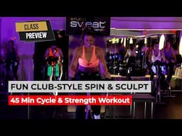 *DOWNLOAD* 45 Min Fun Club-Style Spin & Sculpt!! (Preview)