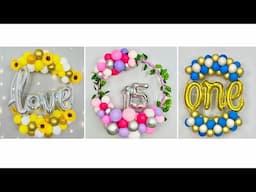 3 Awesome Balloon Hoop Decor Ideas