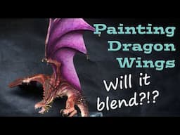 Painting Semi-Transparent Dragon Wings