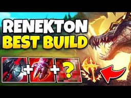 THE ABSOLUTE BEST RENEKTON BUILD OF SEASON 15! (TONS OF DAMAGE, TONS OF HEALTH)