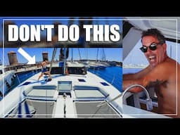 How NOT to 'Med Moor' a Catamaran- Learn From Our Mistakes | Sailing Greece