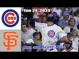 Cubs vs Giants [ Today ] Jun 24, 2024 Game Highlights | MLB Highlights | Season 2024