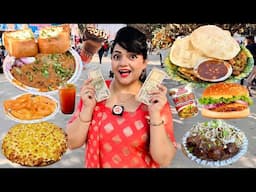 Rs 1000 Street Food Challenge | Kumbh Mela Food Challenge