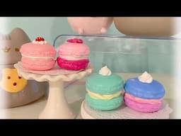 Making macarons from air-dry clay TUTORIAL ~ fun and easy! Perfect for tiered trays and other decor