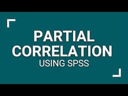 Partial Correlation in SPSS (English)