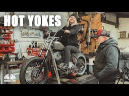 Hot Yokes For My Hardtail Harley Davidson Sportster Bobber Chopper Build