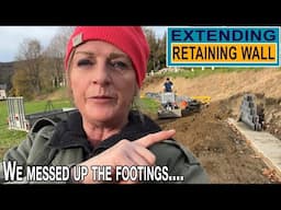 Extending the Footings | Fixing Off Grid Water Supply