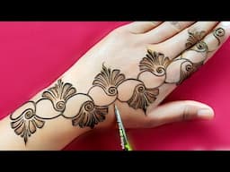 Easy back hand mehndi design | Latest mehndi design | mehndi ka design | mehndi design | mehndi.