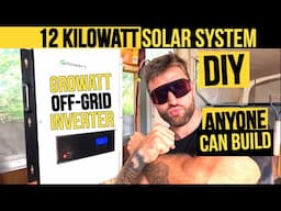 Beginner DIY off-grid solar power system. Anyone can build.