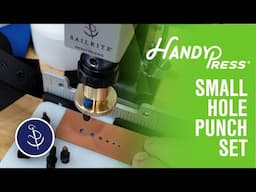 Easily Punch Holes in Leather, Fabric, Webbing with HandyPress®