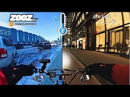 Arctic Blast hits NYC: A Brick Commute on the Zooz750! | eBike POV [4K]