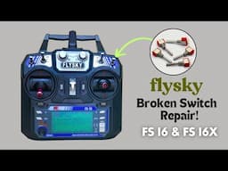 How To Flysky Remote Broken Switch Replacement - At Home