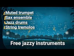 Write your own jazzy soundtrack with these free instruments!