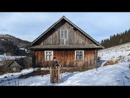 Daily hard life in a high mountain village. Production of unique cow butter.