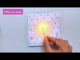 DIY Love Fire 🔥 Card | Fire Burning Card | Magical Surprise Love Card Tutorial