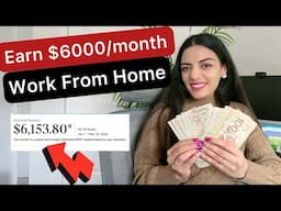 Make $6000 a Month passive income working from home | No experience needed