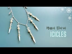 Fun & Easy Holiday Crafts - Icicle Earrings In Minutes