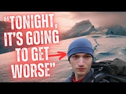 When Solo Camping For YouTube Goes Wrong | YouTuber Caught in A Blizzard in the Lapland Wilderness