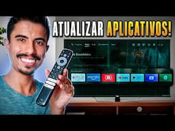 Como ATUALIZAR APLICATIVOS na SMART TV TCL!