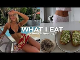 WHAT I EAT IN A DAY (healthy & simple)