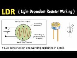 light dependent resistor | LDR | ldr light dependent resistor | working principle | in hindi