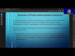 Basic Concepts and Principles of Public Administration