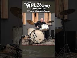 INCREDIBLE One-owner WFL Drum kit in White Marine Pearl! #vintage #drums #jazz #bigband #wfl #ludwig