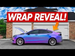 WRAPPING MY CAR IN AN INSANE CANDY COLORSHIFT!