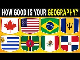 Guess the Country By Flag Quiz 🌎 ✅ Guess Flags of the Americas?