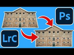 HOW TO straighten leaning buildings EASILY using PHOTOSHOP & LIGHTROOM.