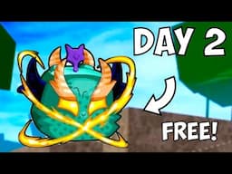 Day 2 of Acquiring Free Dragon in Blox Fruits Before Update