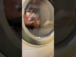 I GOT STUCK IN A DRYER!!