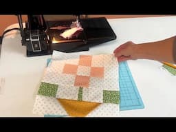 Travel and very LITTLE sewing | the flower pot quilt