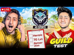 LIVE🛑A_S GAMING Guild Test😍And Fun Custom Room - Garena Free Fire Live🔴