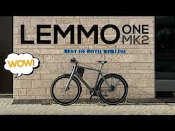 electric bicycle unboxing - Lemmo One MK2 : the e-Bike that’s also an almost perfect pedal bike!