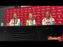 USC women's basketball press conference following win over Ohio State