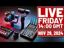 🔴 LIVE: Comment questions answered on DJI Ronin + LUMIX, Atomos Shinobi II, ATEM, RØDECaster Video