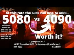 The 6080 might not even beat a 4090... RTX 5080 vs 4090- The Ultimate Comparison!!!