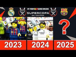 Real Madrid vs Barcelona ... Road To Supercopa de Espana 2025 (El Clasico) lego