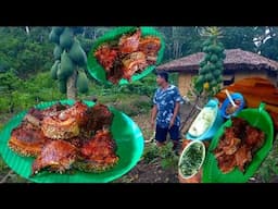 Buhay Probinsya Pag Luluto Ng Pork chop At Gulay Na Malunggay |Binatang Pinoy