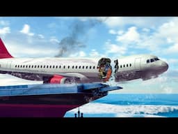 Emergency Landings In The Aircraft Carrier - Airplane Crashes & Landings! Besiege plane crash