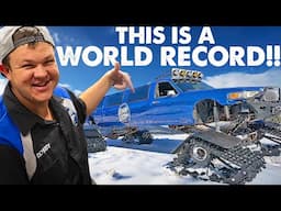 We Built The Worlds Biggest Snowmobile!