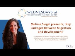 W@TC - Key Linkages Between Migration and Development