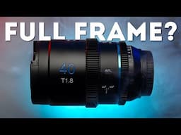 The Best Anamorphic Lens I've Used! Sirui 40mm T1.8 AF 1.33x Review