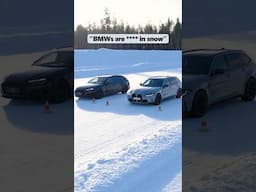 BMW vs Audi in the SNOW