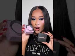 PURPLE SETTING POWDER?!😲 #makeup #makeuptutorial #hudabeauty