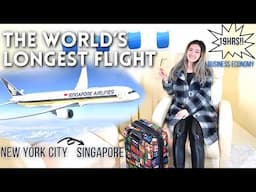 THE WORLD'S LONGEST FLIGHT || 19 HOURS ✈️‼️