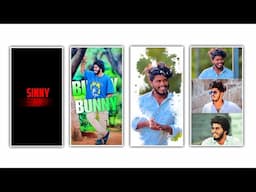 New Trending 1Pic Bunny Bunny Lyrics Video Editing in Alight motion Telugu | mahi tech info