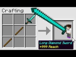 Minecraft, But You Can Craft Very Long Tools.. (UHC+)